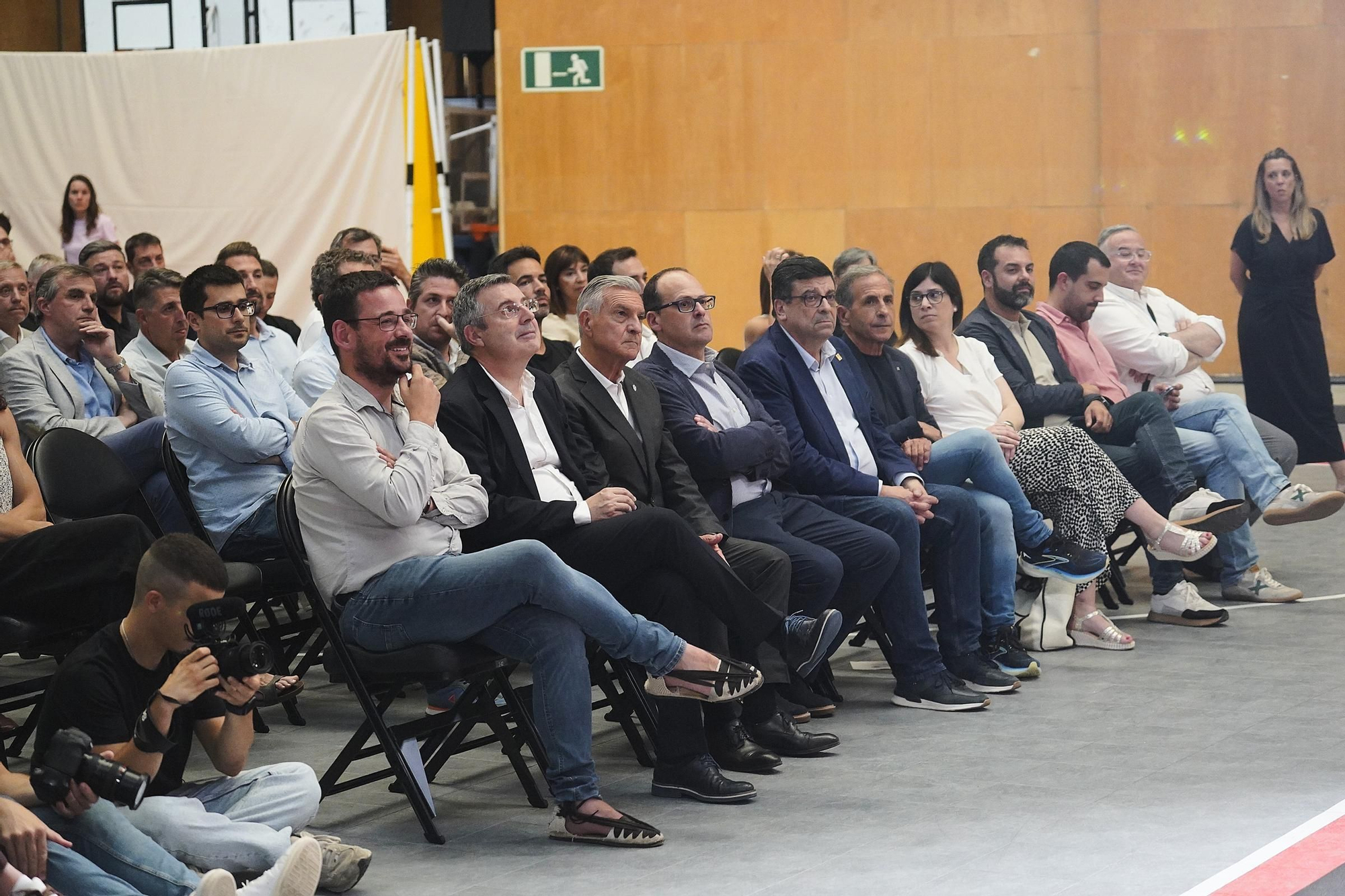 Les fotos de l'anunci de la fusió entre l'Uni i el Bàsquet Girona