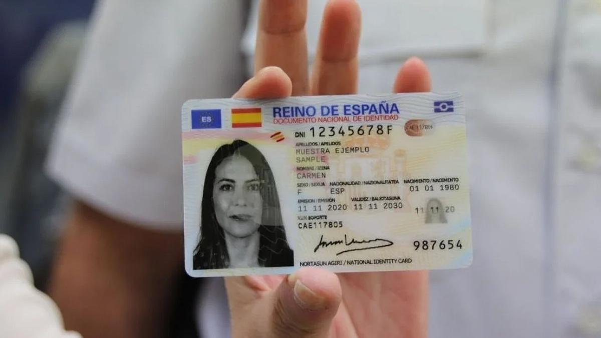 Imagen de un DNI