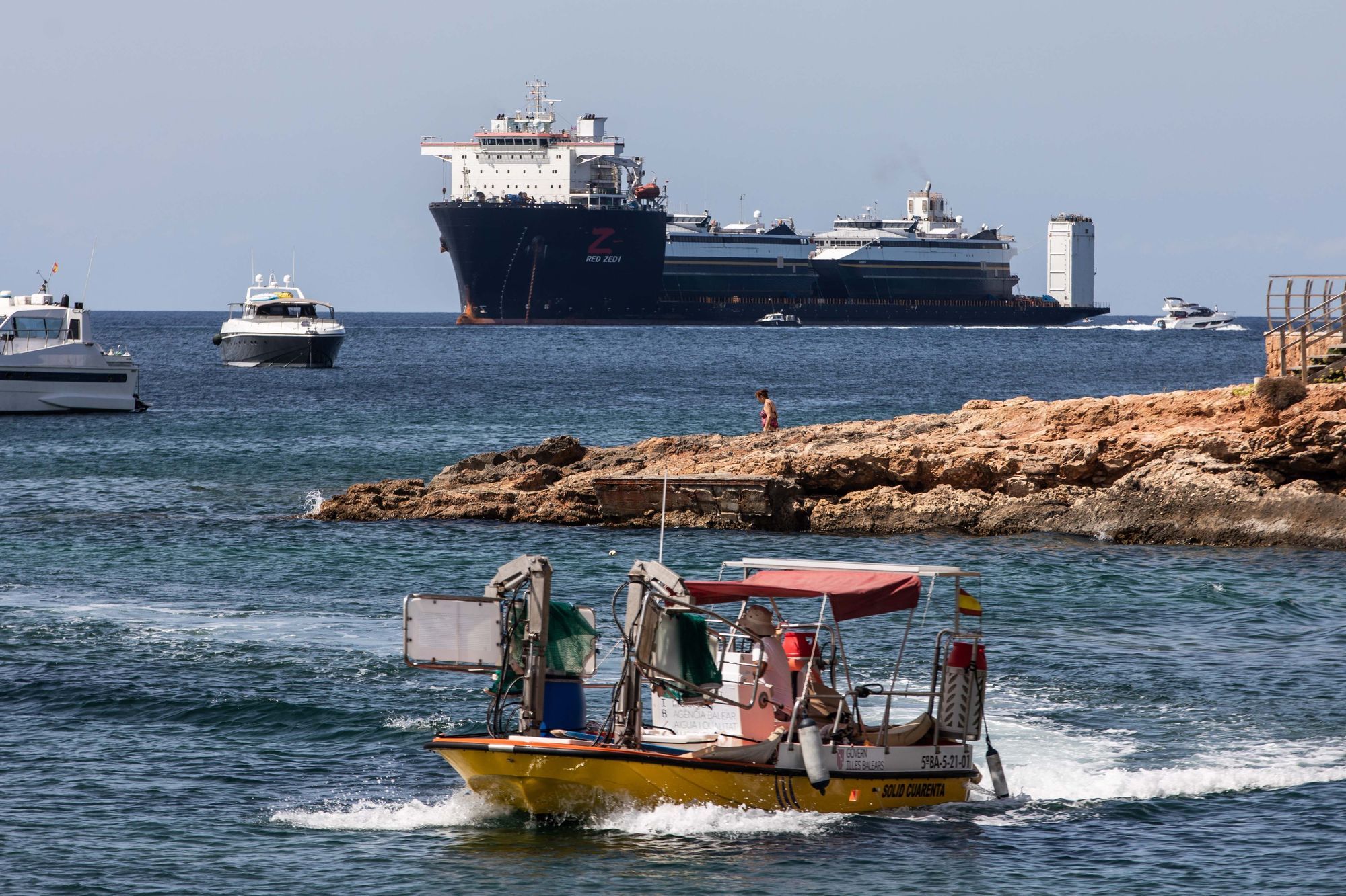 Los ferris adquiridos en Alaska llegan a Ibiza