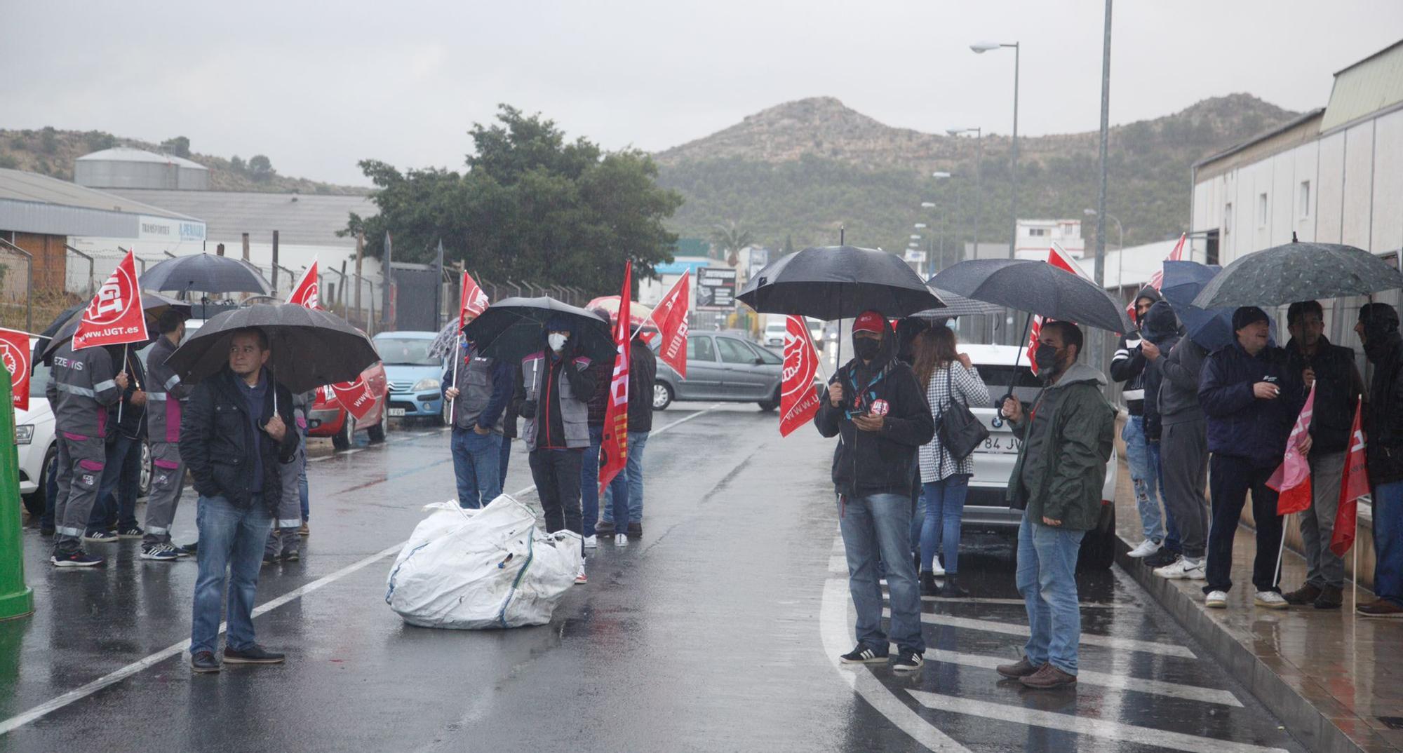Piquetes en Alicante por la huelga del metal