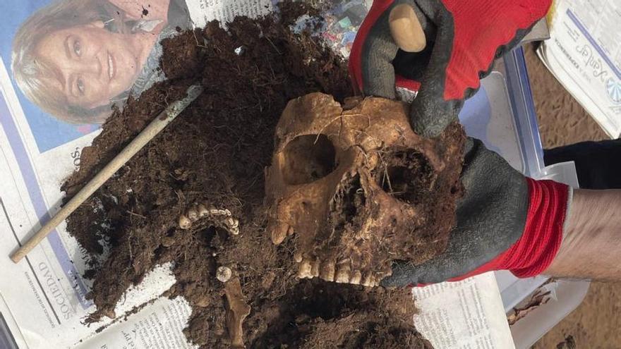 Localizan un único cuerpo en  la excavación de Salvaterra
