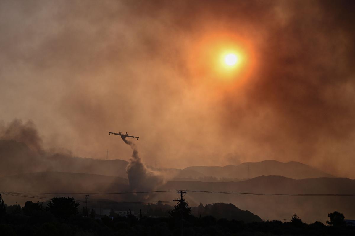 Los incendios forestales se han desatado en Grecia