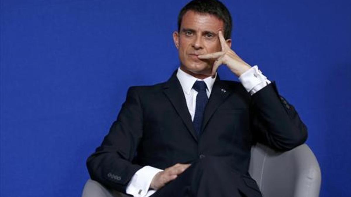 Manuel Valls, en una imagen del 2015, cuando era primer ministro.