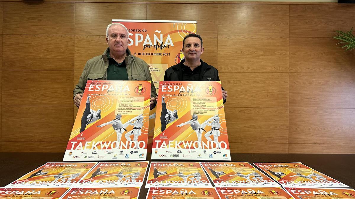 En la presentación del “Campeonato de España por clubes de Taekwondo” han participado Jesús Castellanos, presidente de la Real Federación Española de Taekwondo y Bernabé Cano, alcalde de La Nucía.
