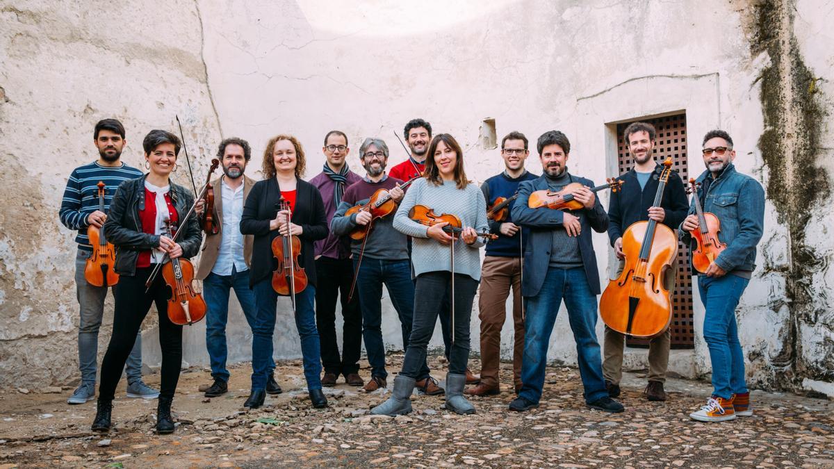 Miembros de la Orquesta Barroca de Badajoz.