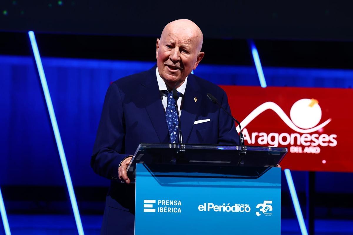Alejandro Martínez, durante su discurso.