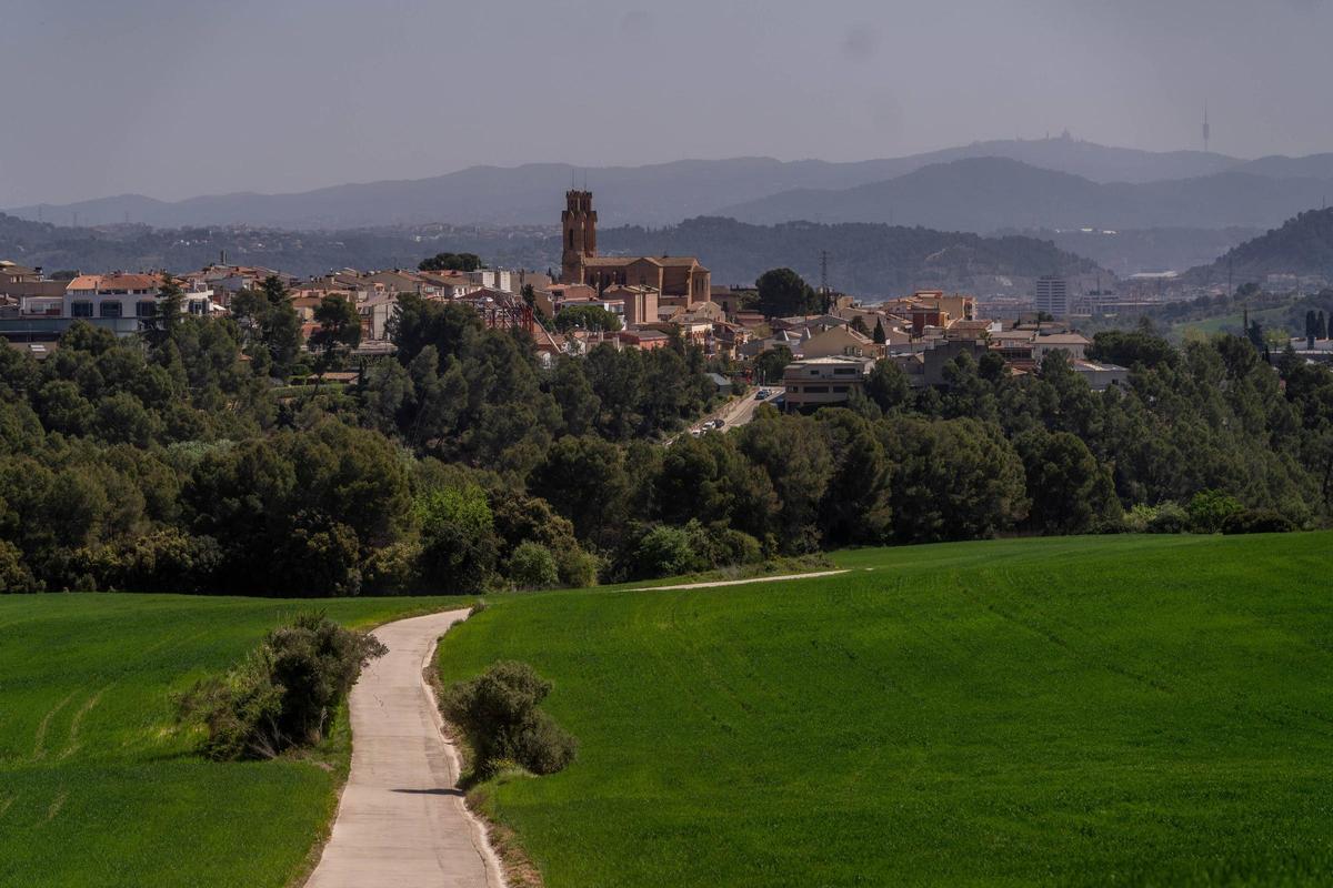 Vista panorámica de Sant Esteve Sesrovires,el piueblo donde creció la cantante , Rosalia