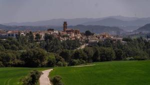 Vista panorámica de Sant Esteve Sesrovires,el piueblo donde creció la cantante , Rosalia
