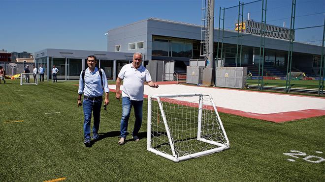 La visita de Valverde a la Ciutat Esportiva del Barça