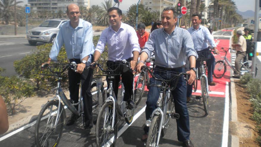 Carril-bici en la Playa de San Juan