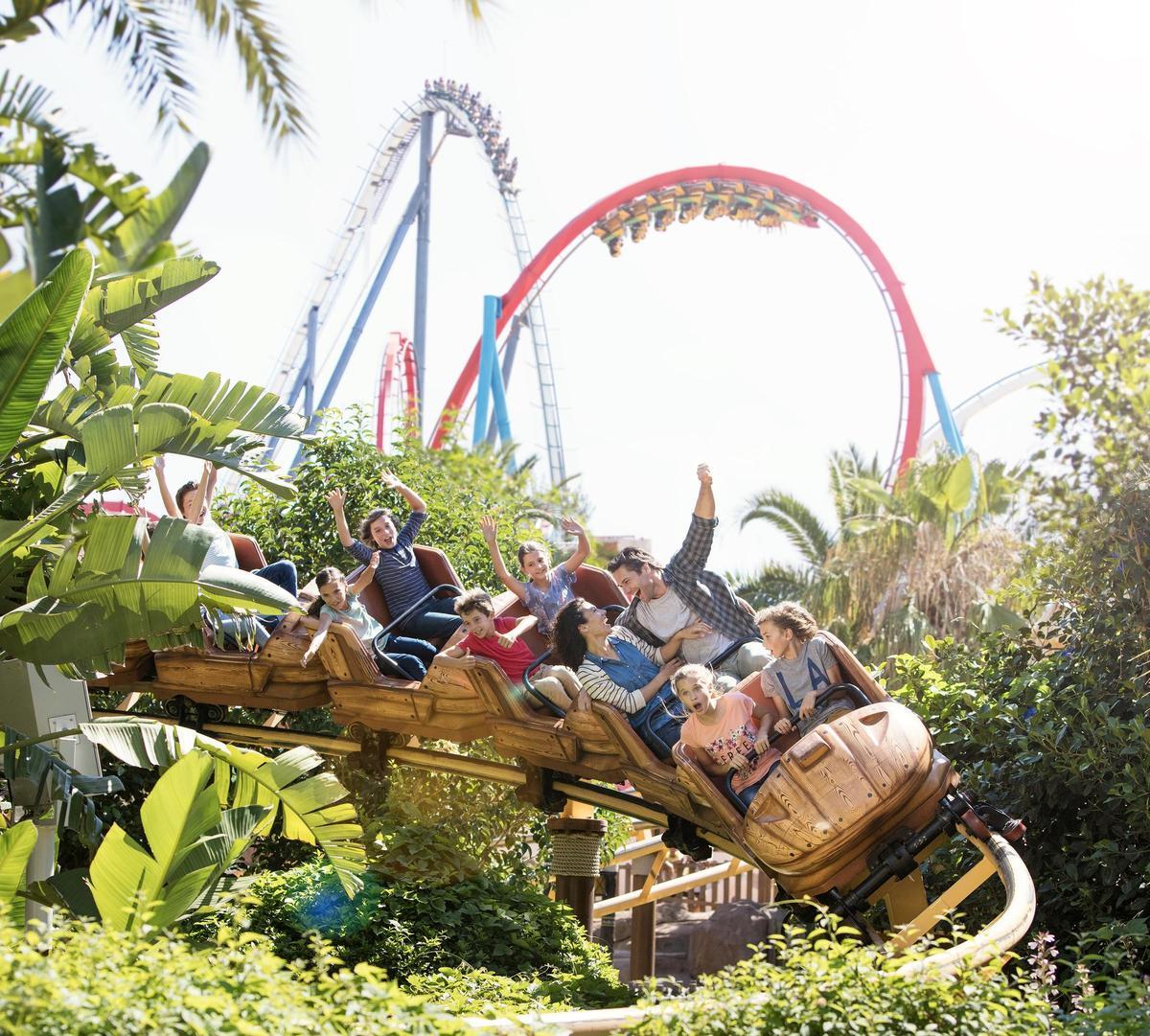 Port Aventura cuenta con atracciones para toda la famila