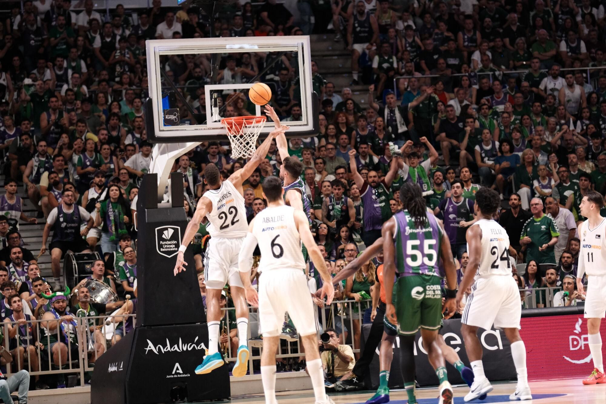 Tercer partido de semifinales de la ACB: Unicaja-Real Madrid