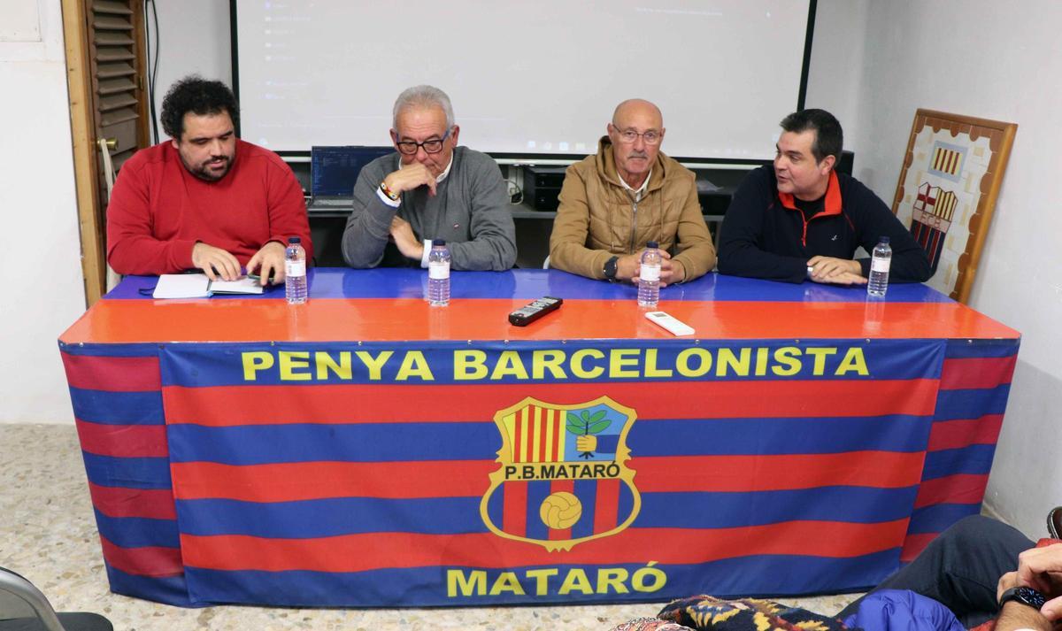 La PB Mataró acogió a Paco Clos y Luis Fernández para hablar de Maradona