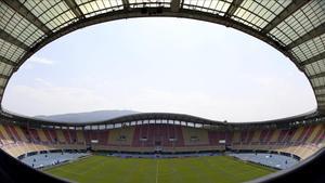 Estadio Filip II de Skopje, sede de la Supercopa de Europa 2017.