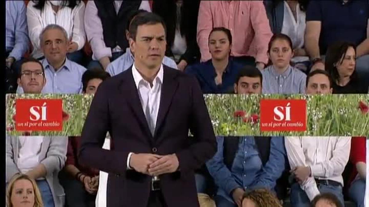Pedro Sánchez, en el comitè federal del PSOE