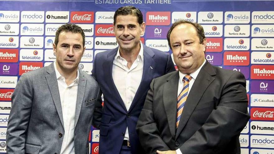 Joaquín del Olmo, Fernando Hierro y Menéndez Vallina.