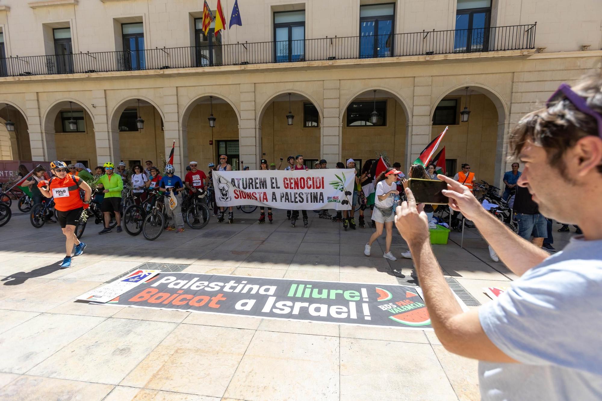 Alicante vuelve a levantar la voz en apoyo a Palestina