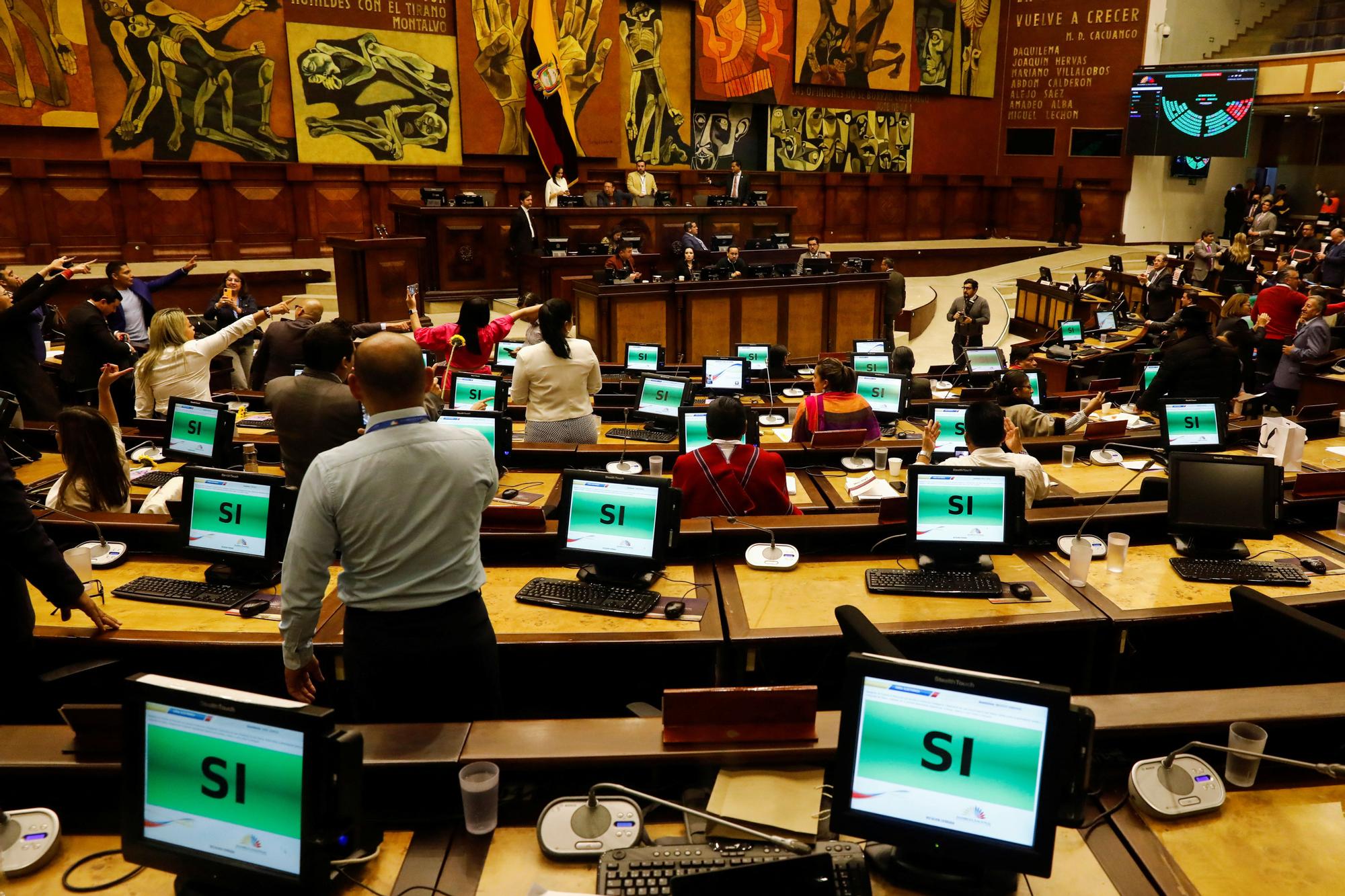 El juicio político al presidente Guillermo Lasso en la Asamblea de Ecuador