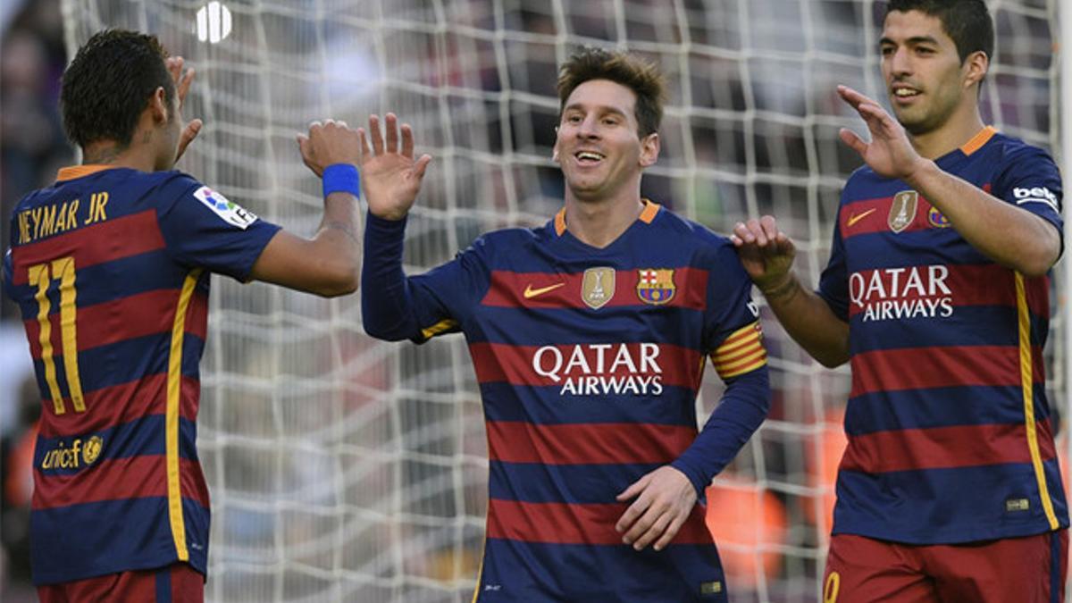 Neymar, Messi y Suárez, goleadores y asistentes. Un tridente polifacético