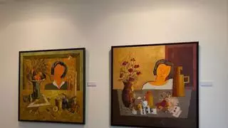 La artista salmantina Marina Gómez Sánchez debuta en Zamora con una veintena de pinturas de distintas etapas creativas