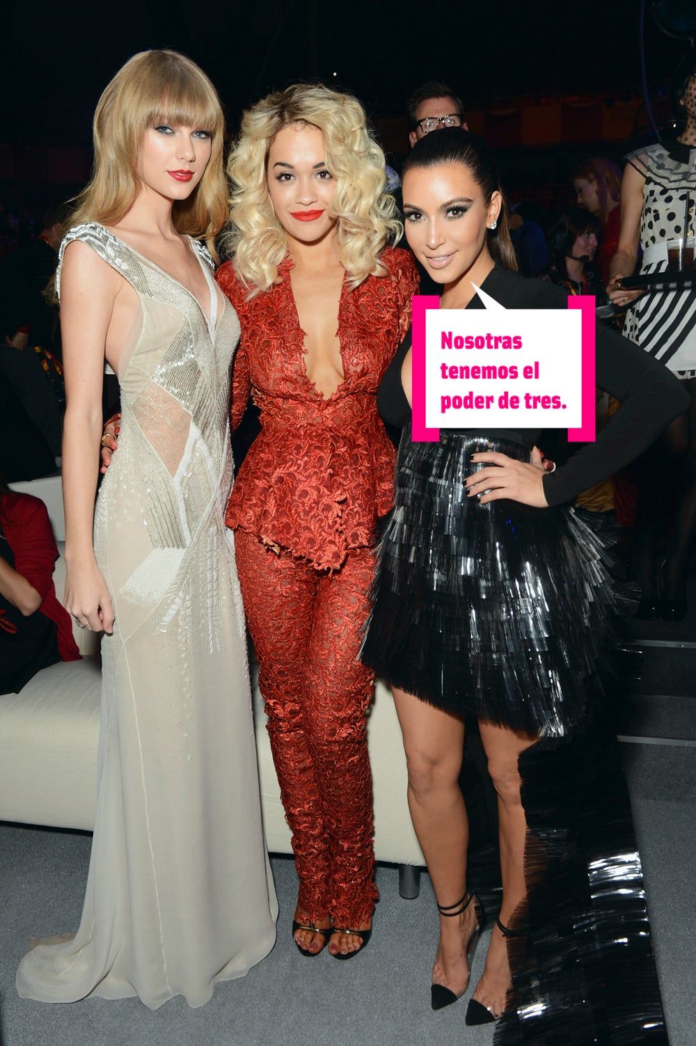 Taylor Swift, Rita Ora y Kim Kardashian, juntas en 2012