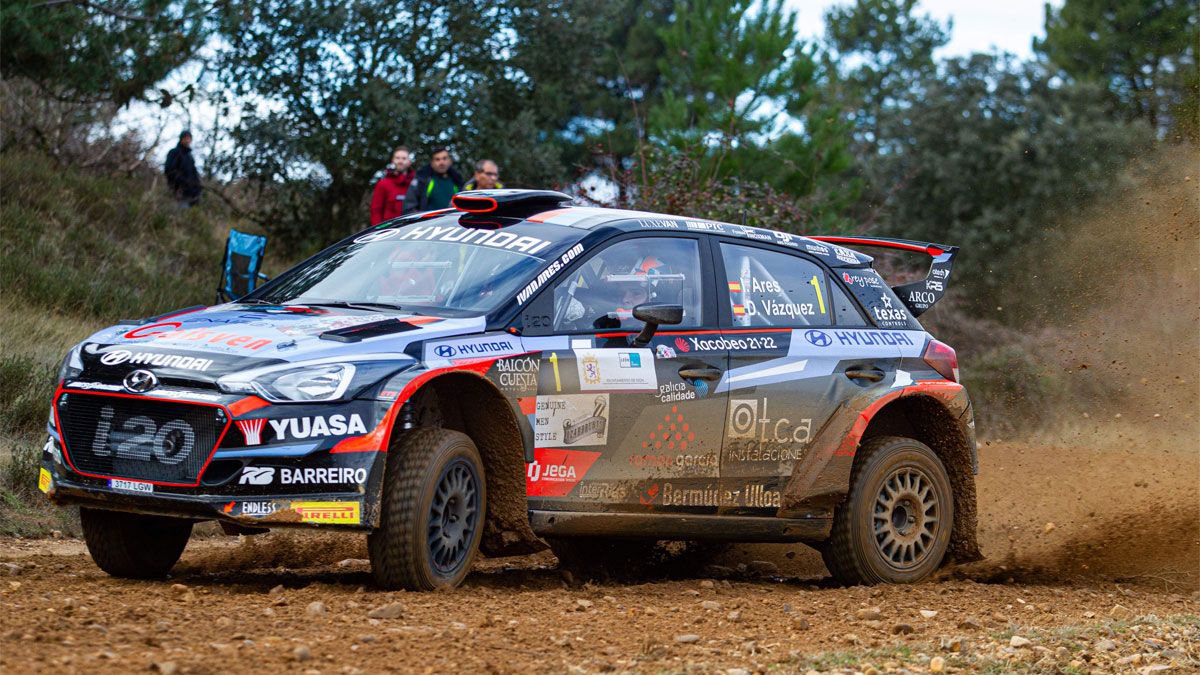 Iván Áres y Hyundai han brillado en el Rally de León