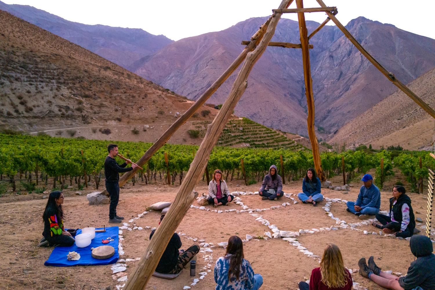 Vino, Arte y Estrellas en Viñedos de Alcohuaz.