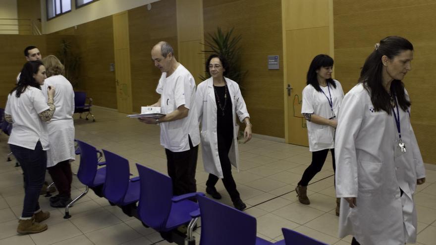 Instalaciones del centro de salud de Contrueces.