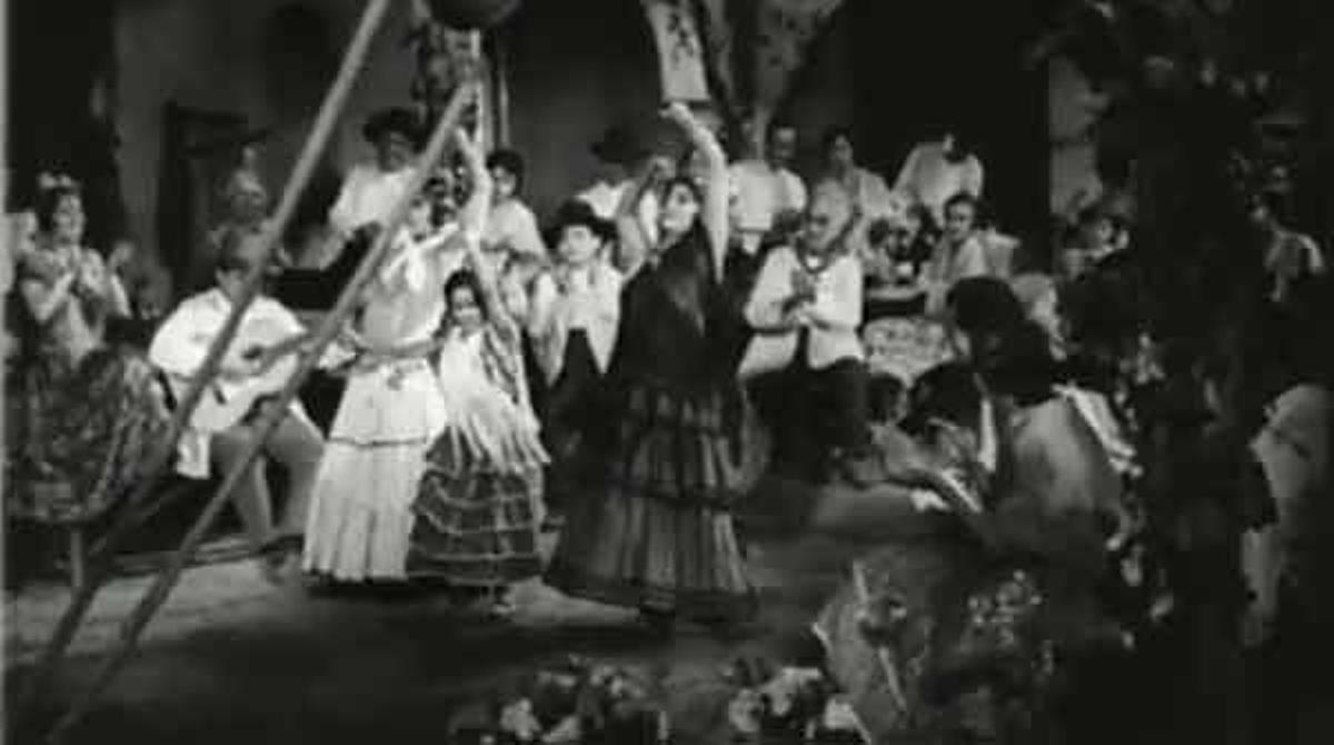 Carmen Amaya, de petita a la pel·lícula ’La bodega’, de Benito Perojo (1929).
