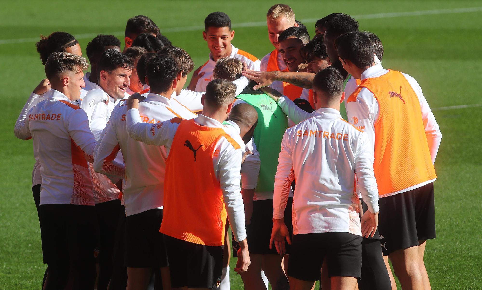 Así ha sido el entrenamiento de hoy del Valencia CF