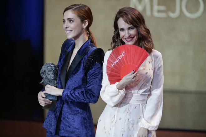 Leticia Dolera y Paula Ortiz en la gala de los Goya 2018