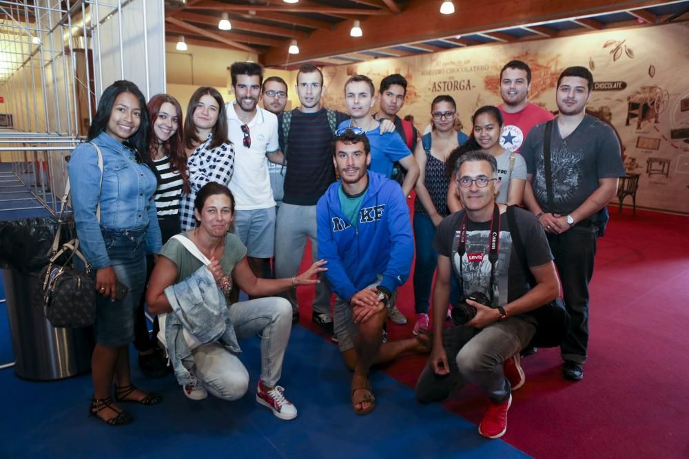 Visita de Ana Taboada, vicealcaldesa de Oviedo, a la Feria de Muestras de Asturias