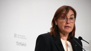 La portavoz del Govern, Sílvia Paneque, este martes en rueda de prensa