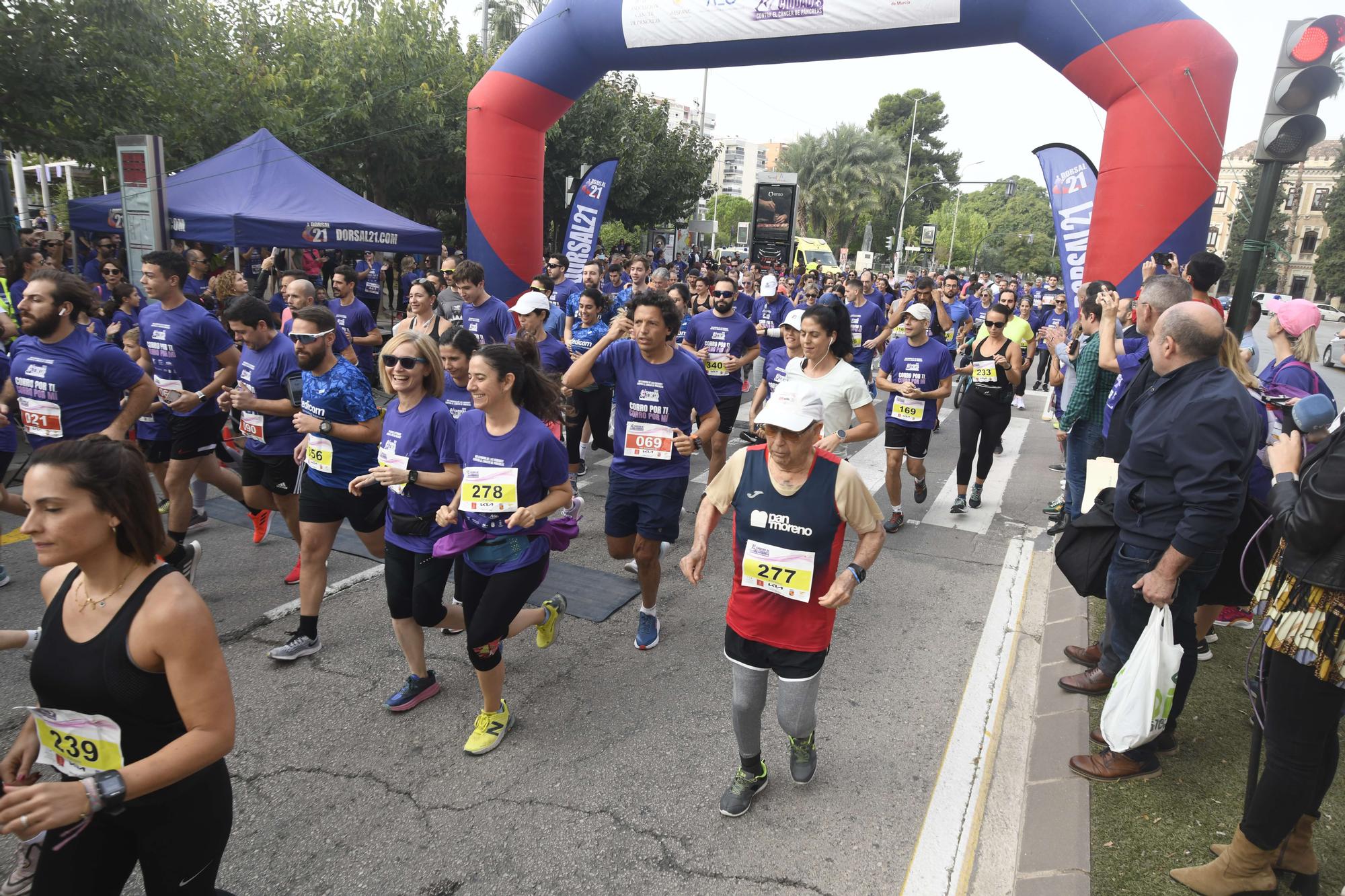 Carrera contra el cáncer de páncreas en Murcia