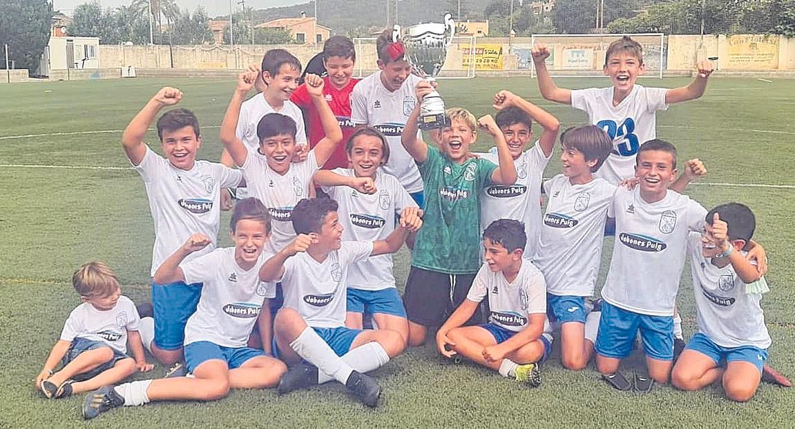 El Sóller alevín cantó el alirón este fin de semana al ser campeón de Liga.