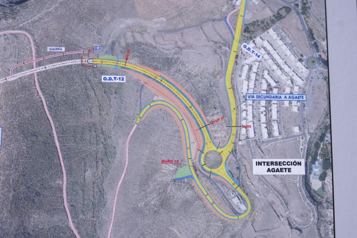 Visitas a las obras de la carretera de La Aldea