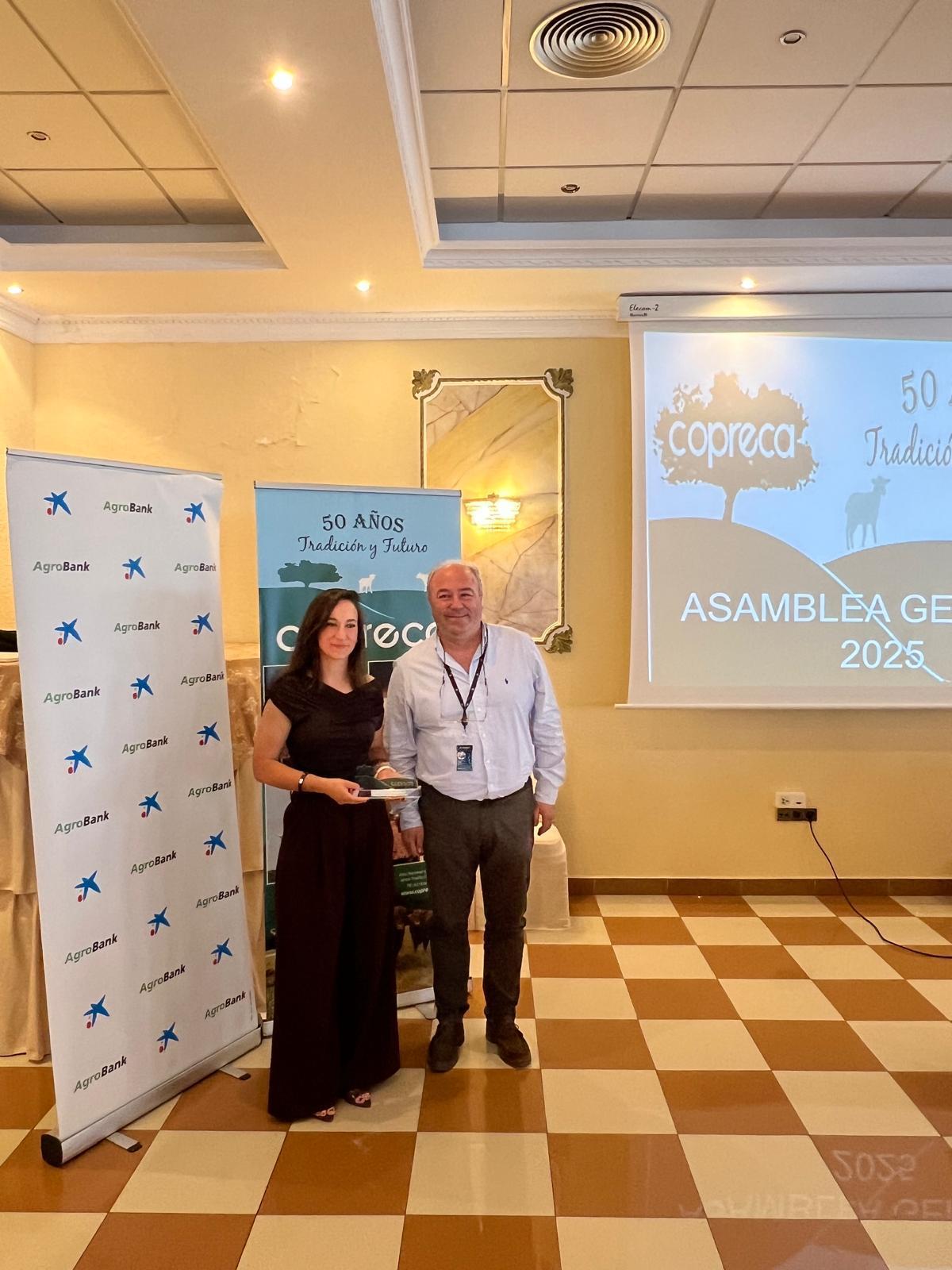 María Fernández-Trejo (Juventud Ganadera), junto a Juan Antonio Mariscal.