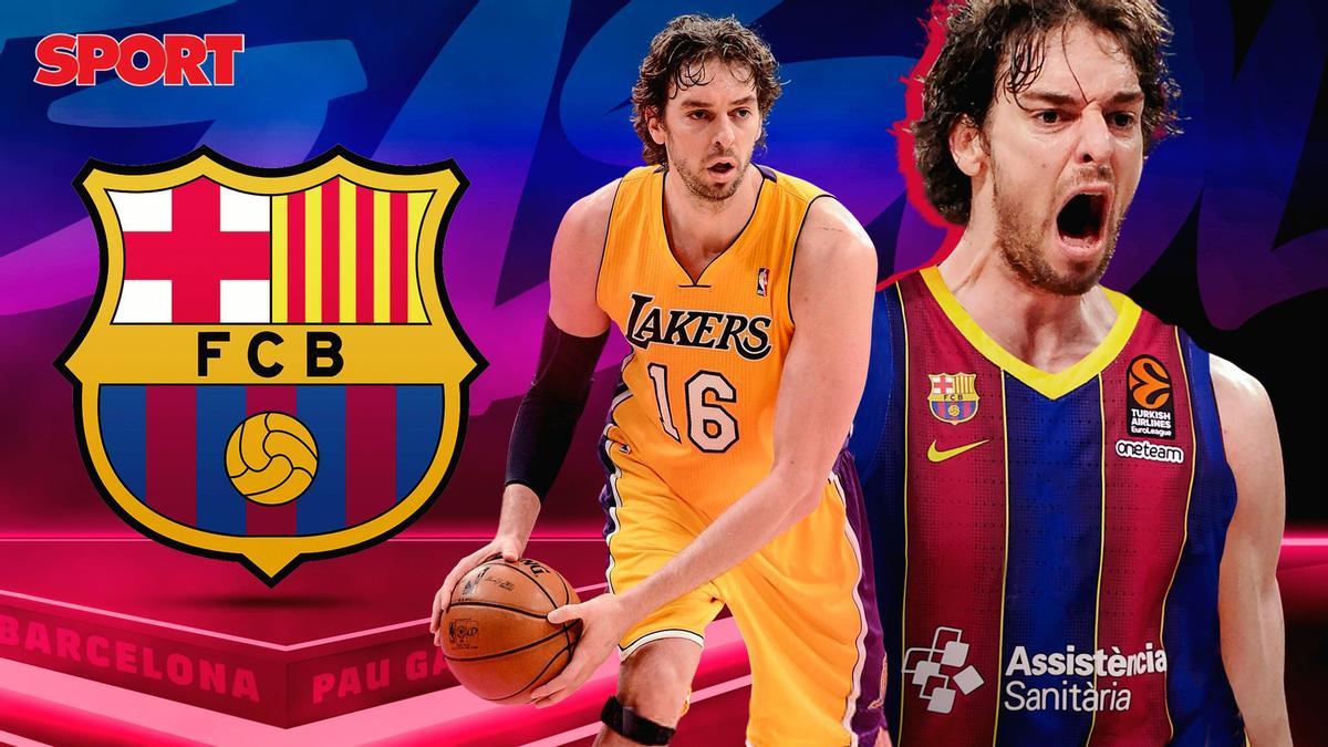 Pau Gasol ya es nuevo jugador del FC Barcelona