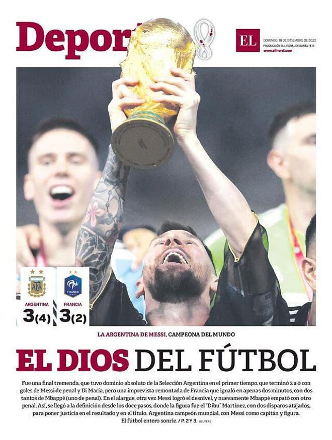 Para enmarcar: las portadas de todo el mundo se rinden a Messi