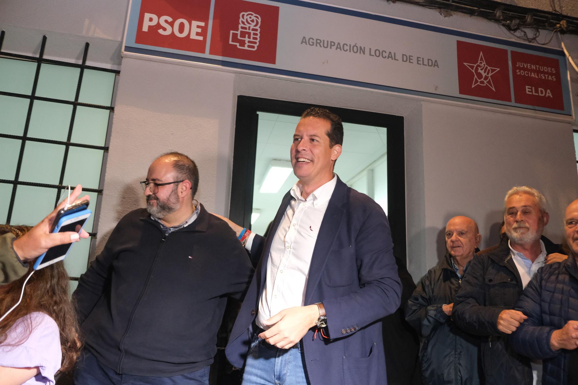 Así ha sido la noche electoral en el PSOE de Elda