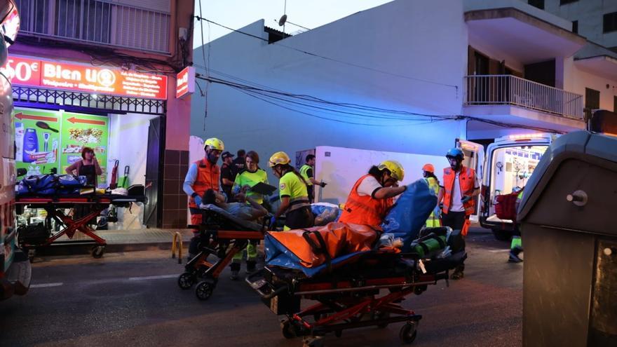 Almenys quatre morts i 16 ferits després d&#039;esfondrar-se una planta d&#039;un edifici de Platja de Palma