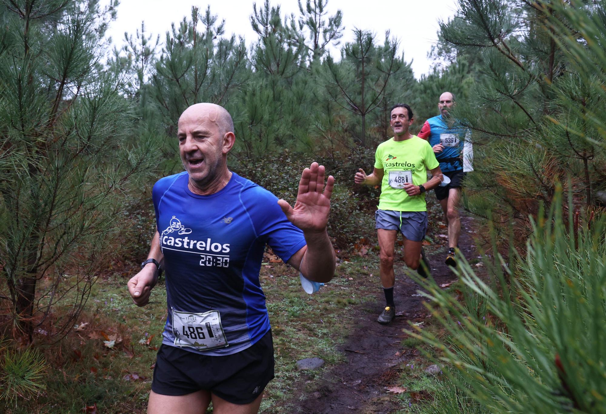 Correr contra viento, lluvia y montaña en A Groba