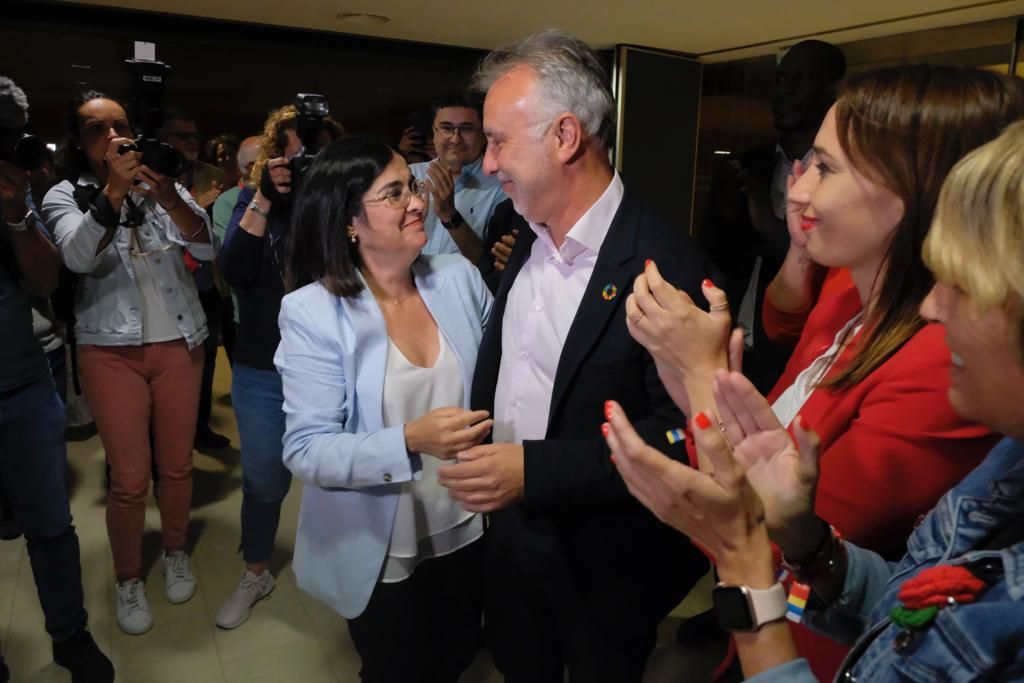 Noche electoral con el PSOE