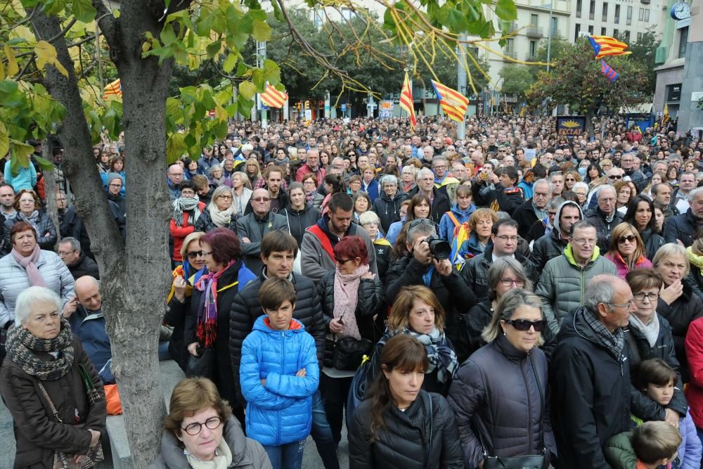 Manifestació per l'empresonament dels exconsellers, a Manresa