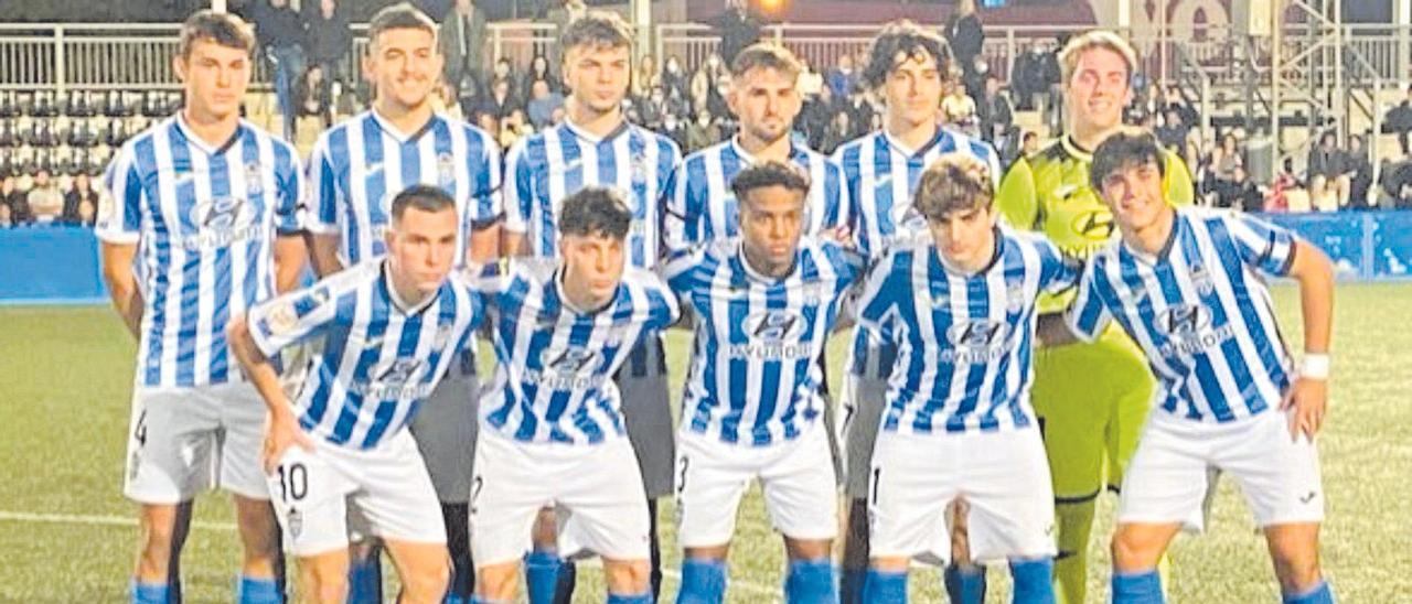 Formación del Atlético Baleares juvenil que este pasado sábado ganó al Mallorca en Son Malferit.