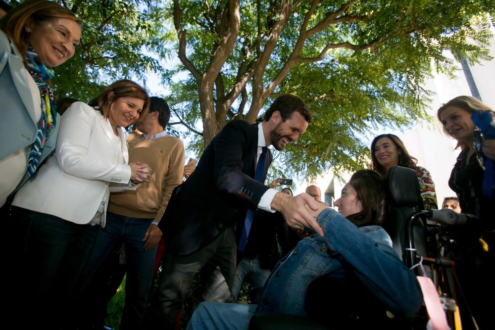 Pablo Casado centra su campaña en la economía durante un acto del PP celebrado en Alicante