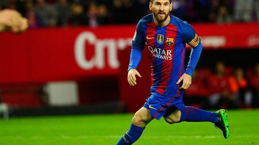 Messi, en Sevilla, donde cuajó uno de los mejores partidos de esta temporada.