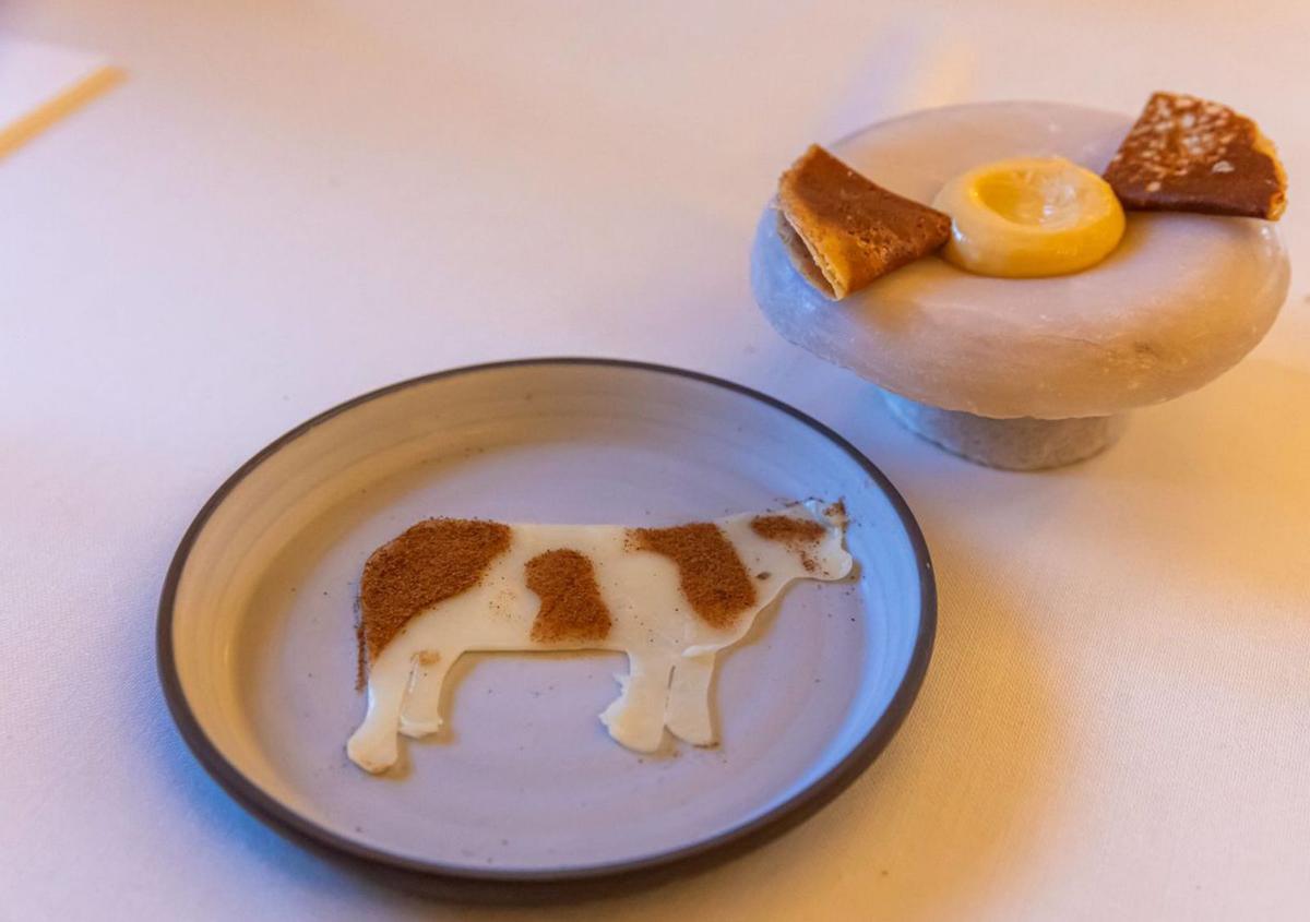 Trucha en aroma de su hábitat, jugo primaveral y levadura. | |  DAVID CABO