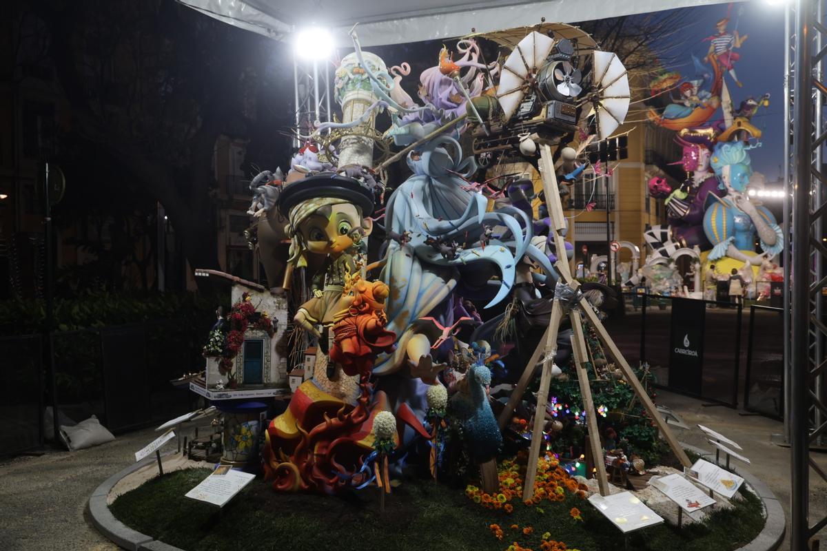 Recorrido por la falla infantil Espartero-Ramón y Cajal, ganadora del Ninot Indultat Infantil 2026