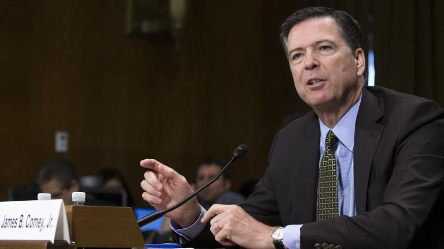 James Comey, durante su comparecencia.